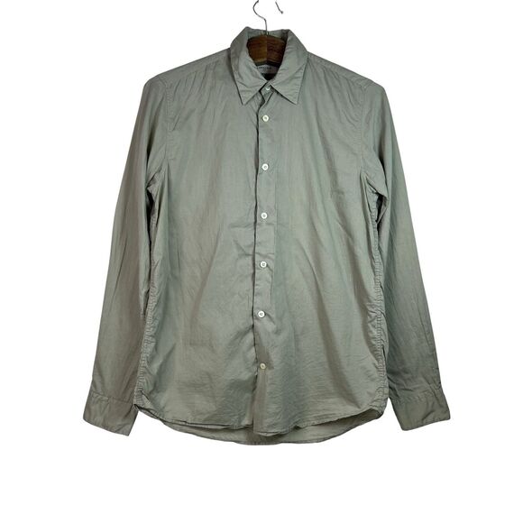 Lafaurie Button Down Shirt Mens Green Long Sleeve Preppy Size XS - Picture 1 of 9